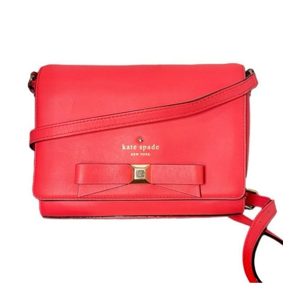 kate spade Handbags - Kate Spade Crossbody, Rubie, Holly Street, Geranium Color, EUC